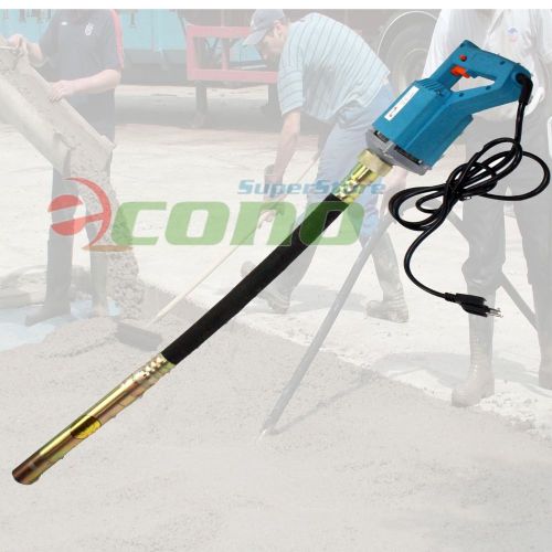 750w 1hp handheld  concrete vibrator 13,000 vpm with 38&#034; shaft x35mm lightweight for sale