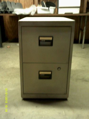 Sentry fireproof two (2) drawer vertical filing cabinet for sale