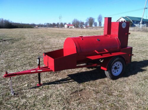 bbq smoker trailer With Insulated Fire Box