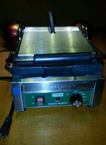 WARING WFG150 Commercial Panini Press Sandwich Grill EXCELLENT CONDITION