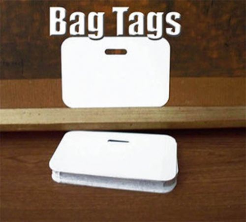 Aluminum Dye Sub ID or Bag Tag Blanks, Name Badges 4-3/4&#034; x 3&#034; Lot of 50PCs
