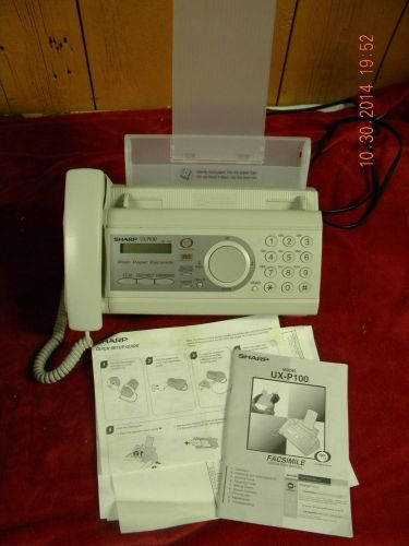 Sharp Model UX-P100 Personal Home Facsimile Fax Machine