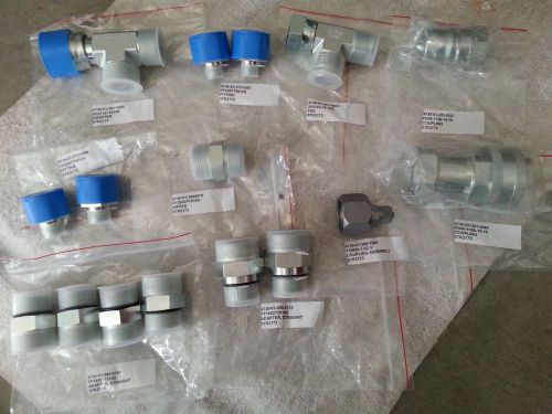 LOT OF 16 HYDRAULIC FITTINGS