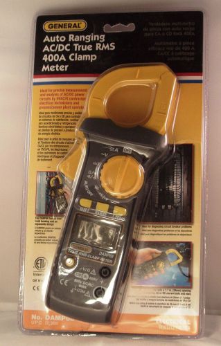 General Tools DAMP68 AUTO RANGING AC/DC TRUE RMS 400 AMP CLAMP METER NEW