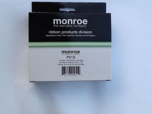 Monroe P51S Calculator Ribbon Black/Red 5130/7130