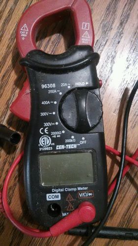 Cen-tech mini digital clamp meter electronic test equipment circuit testing