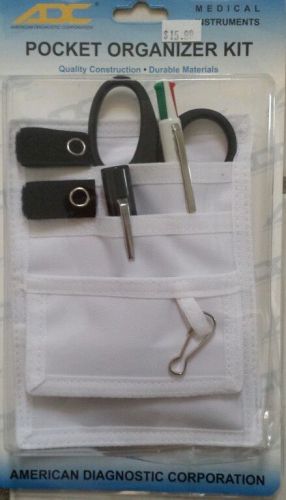 Nurse - 5 Pocket Organizer Kit + LED Pupil Gauge Penlight + Scissor + Pen