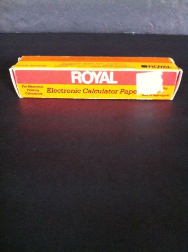 Royal Electronic Calculator Paper Five Rolls Bond Paper 38mm x 35 mm
