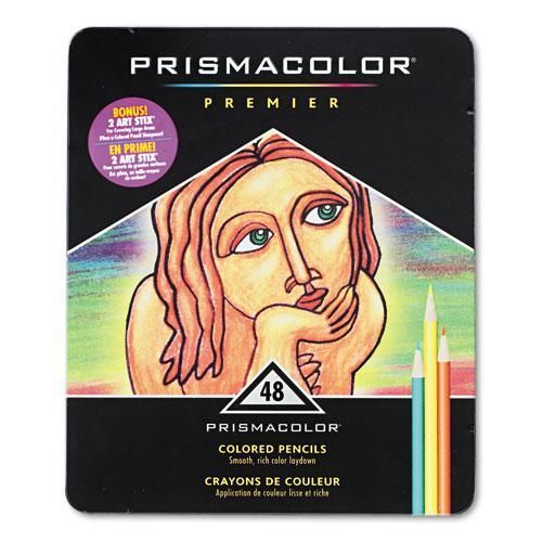 NEW SANFORD 3598T Premier Colored Woodcase Pencils, 48 Assorted Colors/Set