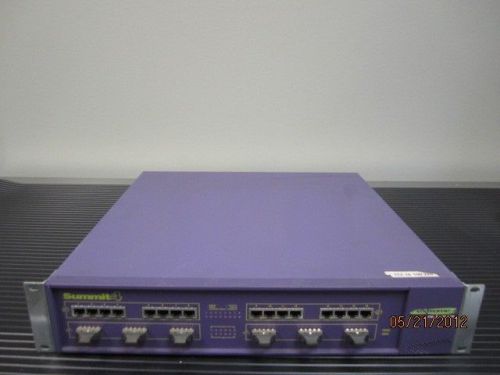 Extreme networks summit 4 14001 16 x 10/100 tx and 6 x 1000b-sx ports switch for sale