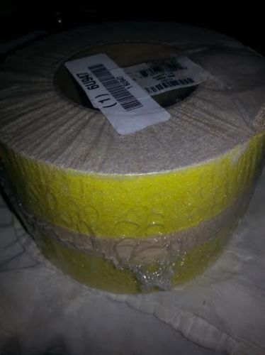 4&#034; x 60&#039; brady  yellow non skid anti slip floor hazard safety tape for sale