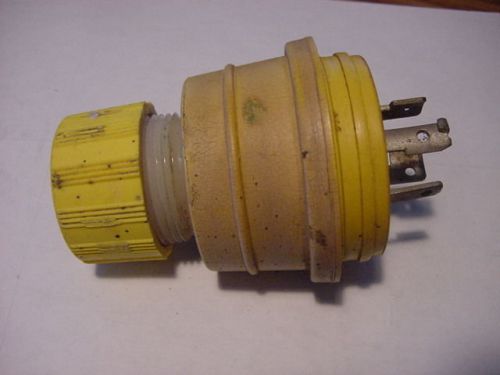 Woodhead  Watertite® Plug with Locking Blade, 4 Pole/4 Wire, Non-NEMA, 120  208V