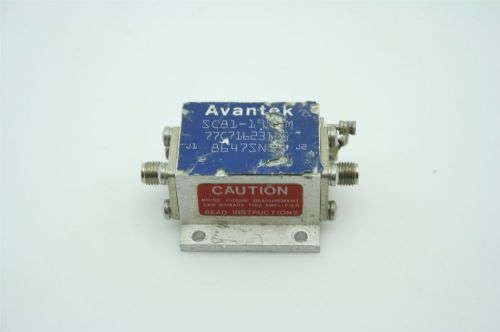 AVANTEK RF Microwave Amplifier 5-750MHz 22dBm 31dB SC81-199 TESTED