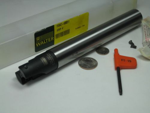 New walter 1&#034; indexable f4042.uz26. carbide insert endmill milling lathe tool for sale