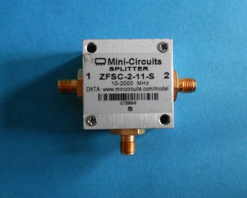 Mini-Circuits ZFSC-2-11-S ~ 10 to 2000 MHz ~ 50? ~ SMA (F) Splitter-Combiner