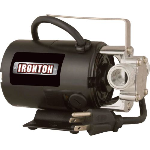Ironton 115V Transfer Pump- 5/8in Ports 300 GPH #NTPP360
