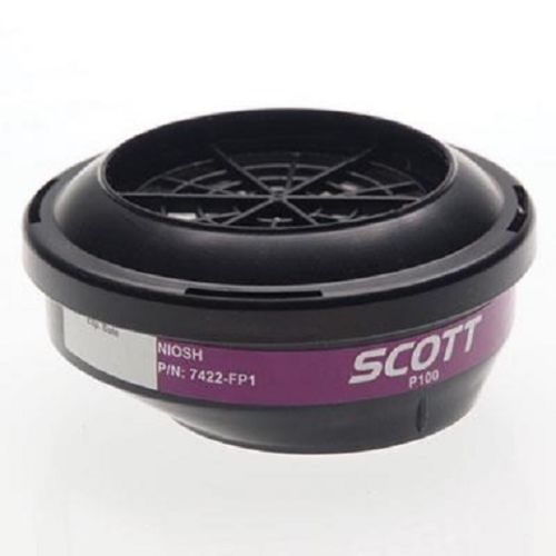 Scott safety 742 twin series p100 respirator filter cartridges, 2/pack for sale
