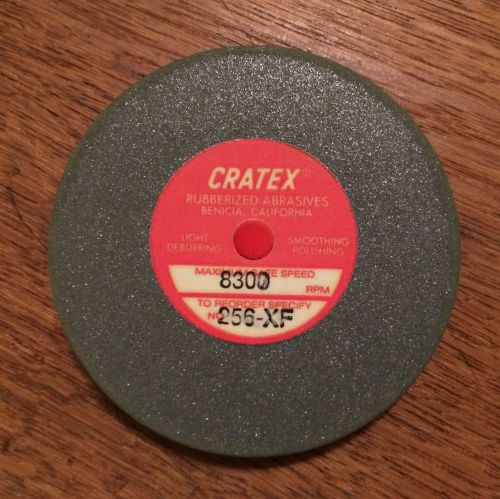 Lot 20 cratex rubberized abrasive discs deburr smooth polish 2-1/2 x 3/8 in. for sale