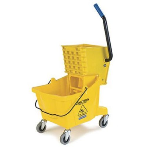 CARLISLE FOODSERVICE PRODUCTS Mop bucket with side-press wringer. Includes one b