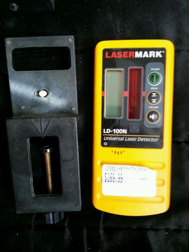LaserMark LD-100N Universal  Rotary Laser Receiver Detector Yellow, NO BATTERY