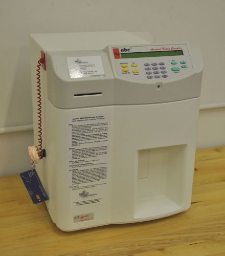 SCIL HESKA ABX VET-ABC VETERINARY HEMATOLOGY BLOOD ANALYZER CBC