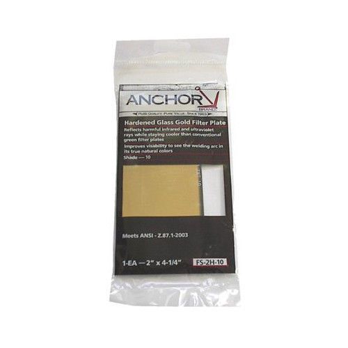 Anchor gold filter plates - fs-2h-11 2x4 goldfilter plate set of 10 for sale