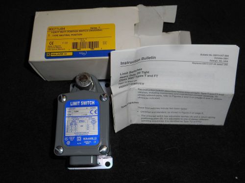2 new in the box square d 9007-tub4 9007tub4 limit switch  series d / mfg 2011 for sale