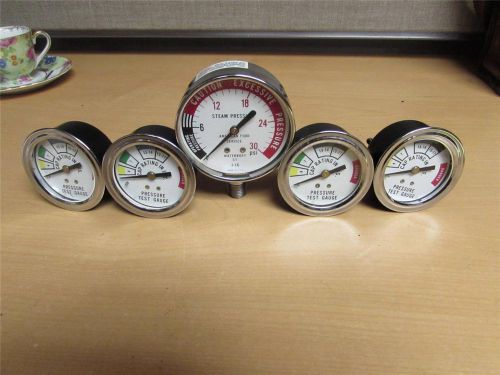 Vintage steampunk american food service 30psi and cap rating lbs gauge lsdb 109 for sale