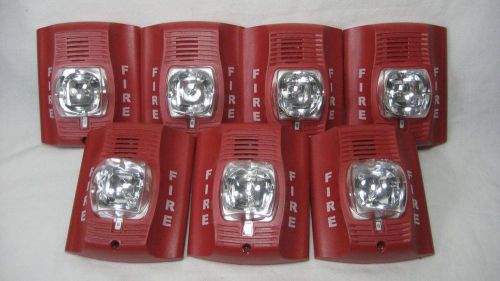 Lot of 7 system sensor p2r strobe and horn for sale