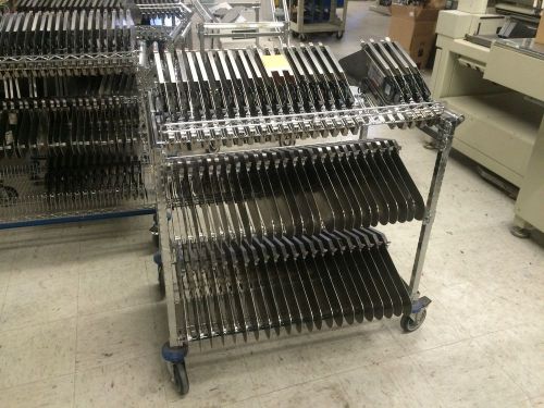 50 ASSORTED CONTACT SYSTEMS (3series machines) FEEDERS WITH FEEDER CART