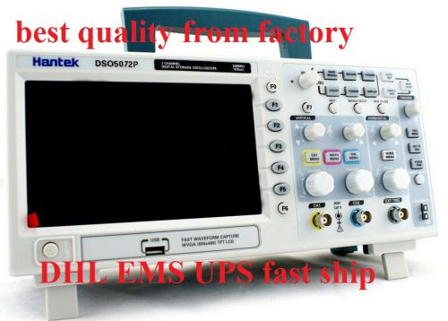 Hantek DSO5072P DSO 5072P Digital Oscilloscope 70MHz 1GSa/s 7.0-inch DHL EMS UPS