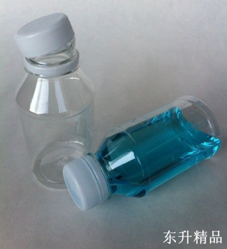 300 new empty clear plastic juice drinks bottles 100 ml item no 66 for sale