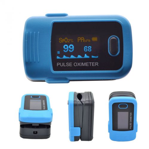 OLED Finger Pulse Oximeter Blood Oxygen SpO2 Monitor dedo oximetro +Visual alarm