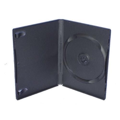 25 standard black single dvd cases 14mm new for sale