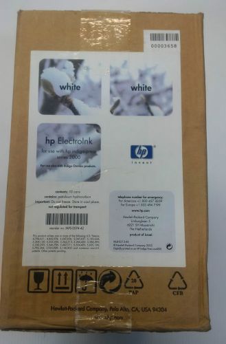 HP-Indigo ElectroInk White NEW Case of 10 cans MPS-2074-42