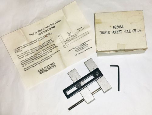 Leichtung Workshops Double Pocket Hole Drill Guide #28084