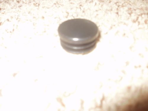 Round plastic tubing plug / end cap 1 inch round lot of 25 for sale