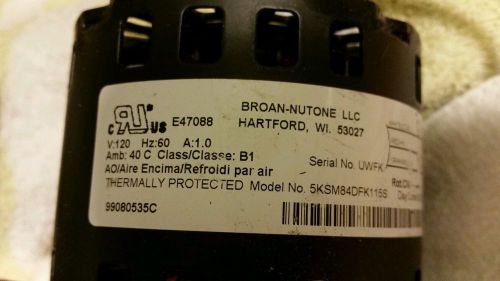 Broan- Nutone Fan Motor, E47088, 99080535C