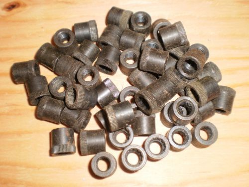 50 ALLEN NUTS  5/16&#034; - 18  black oxide alloy steel 12 point internal wrenching