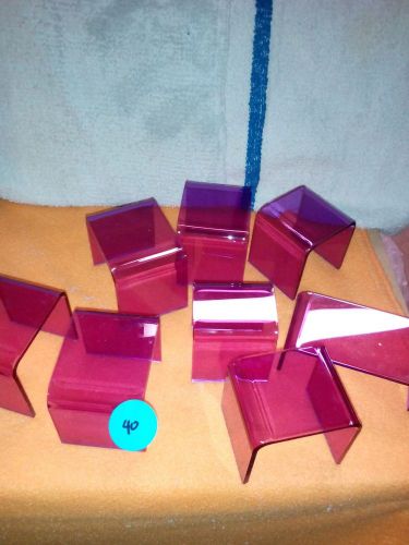 ACRYLIC DISPLAY RISER SET BLEMISHED ASSORTED SIZES 8 Pieces  # LOT 40