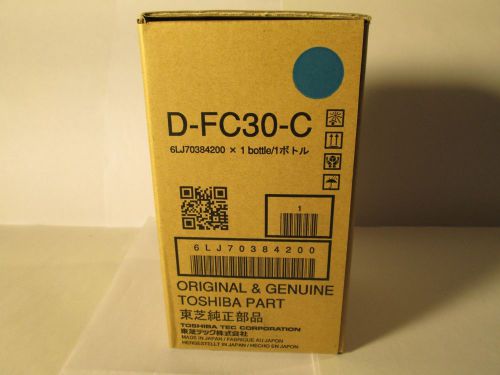 1 Genuine Toshiba D-FC30-C DFC30C Cyan developer p/n 6LJ70384200