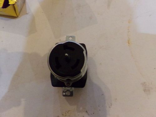 HUBBELL LOCKING RECEPTACLE 50A 125/250V 3 POLE 4 WIRE PART# CS6369 - NEW