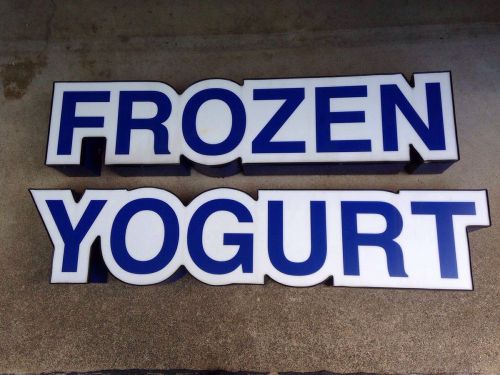 frozen yogurt Backlite Exterior Sign