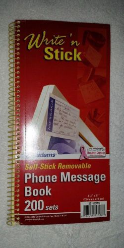 PHONE MESSAGE BOOK WITH DUPLICATES
