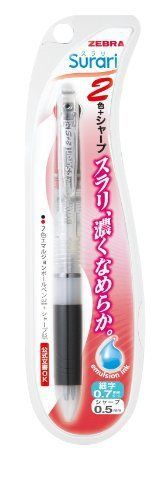 Zebra B2SA11 SURARI 2+S Multifunctional Pen Transparent Barrel [P-B2SA11-C]