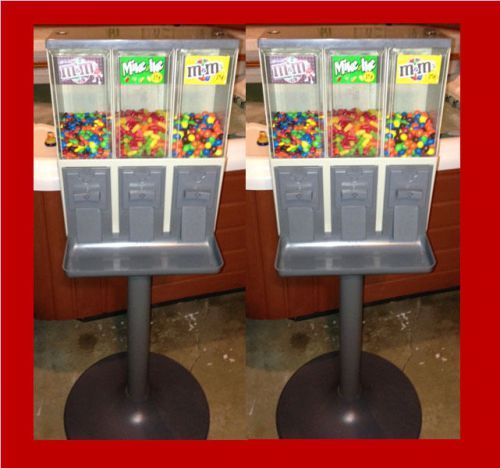 2 Vendstar  6000 bulk candy gumball vending machines