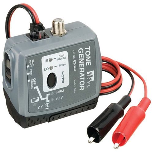Ideal 62160 tone generator w/f connector port for toning/tracing of coaxial catv for sale