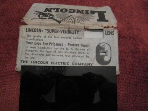 Vintage Lincoln Dark Welding Lenses   Shades 10, 10H, 12