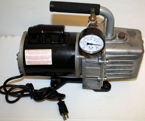 Fischer company lav-3 high vacuum pump 2 stage 1/3 hp 110v nice free ship us48 for sale