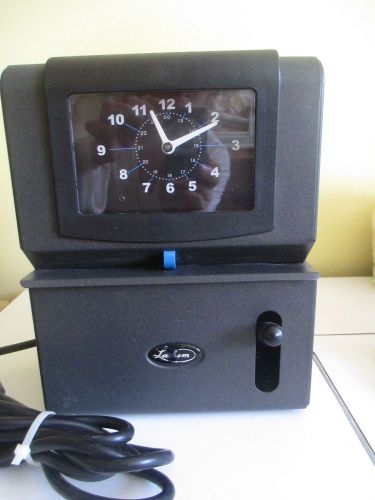 Lathem automatic heavy duty time recorder clock (no key) for sale